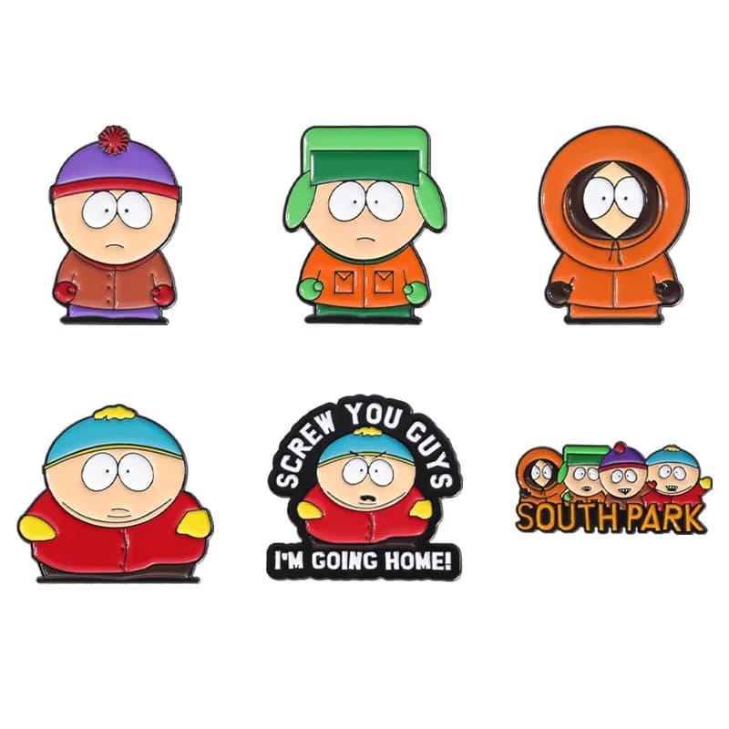 Coming Home Enamel Pin Cute South Park Badge Decorative Backpack Clothes Lapel Brooch Jewelry Accessories