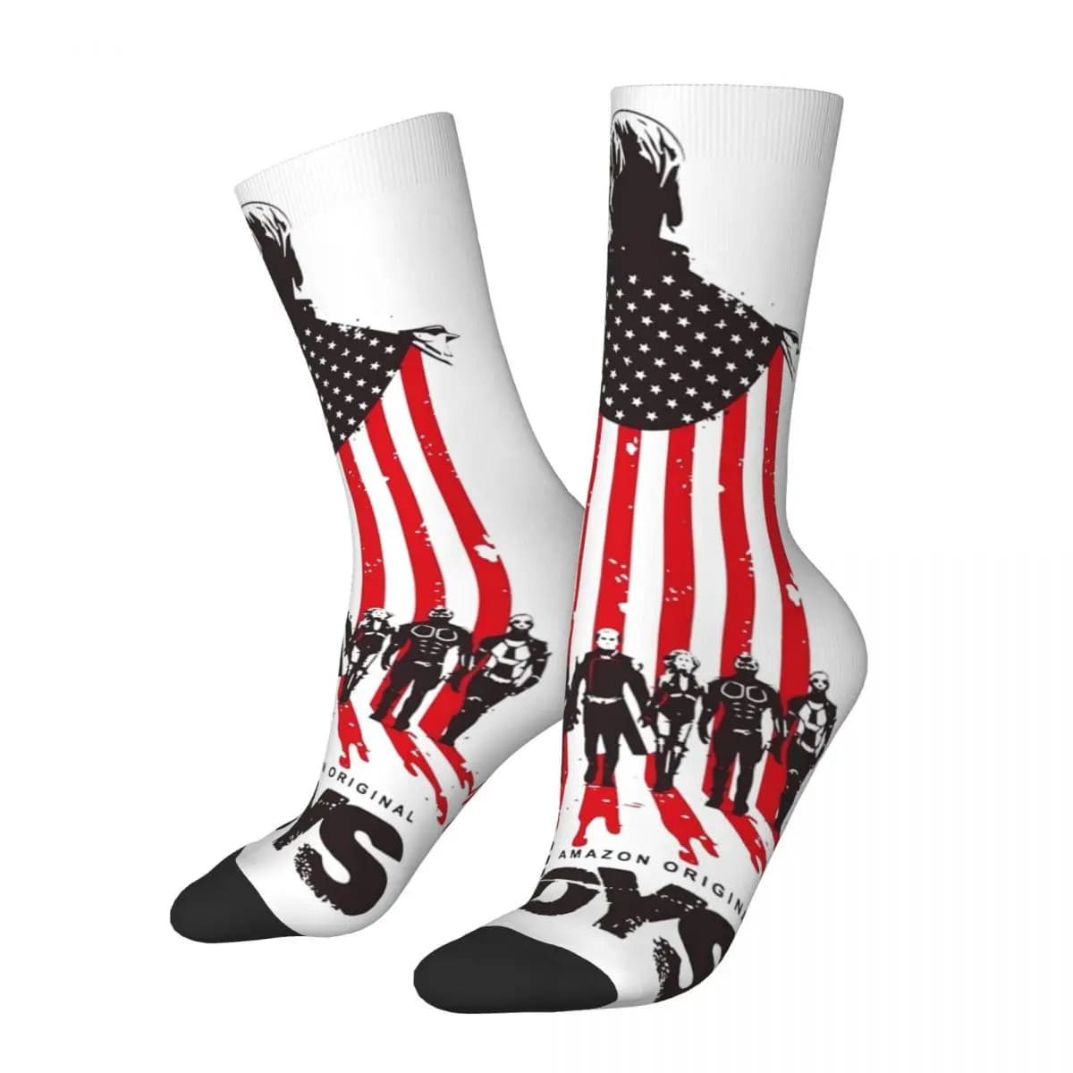 Happy Funny Men's Sock Novelty The Boys Homelander Never Meet Your Heroes Sock Sport Women Stockings Spring Summer Autumn Winter