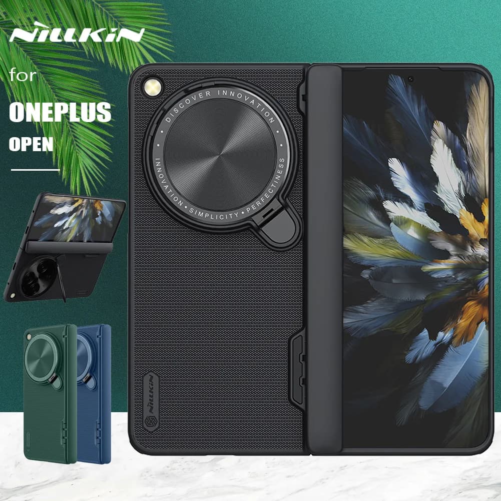 for Oneplus Open Case Nillkin CamShield Case with Stand Slide Camera Case for Oneplus Open Lens Privacy Cover