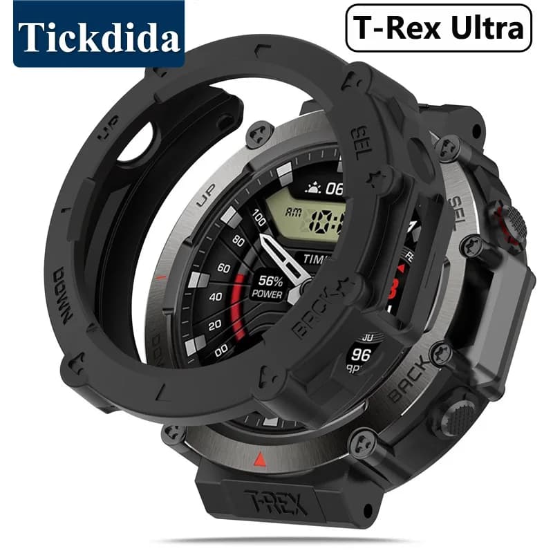 TPU Case for Amazfit T Rex Ultra Soft Silicone Case for Huaimi Amazfit T-Rex Ultra Protective Cover Shell Accessories