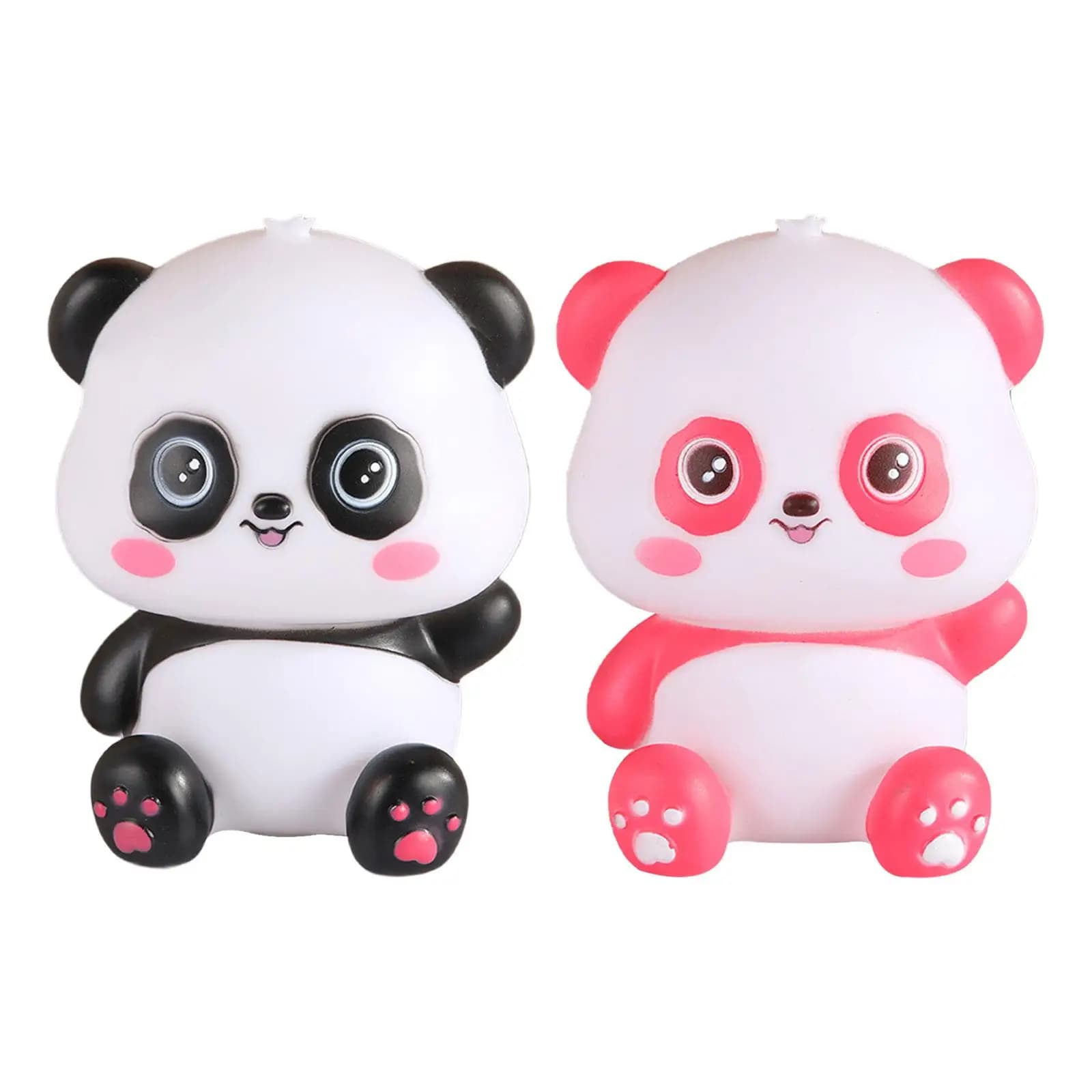 Children's Night Light Cute Vinyl Soft Kids Room Decor Panda Lamp Bedside Lamp for Birthday Sleep Bedroom Decor Baby Women