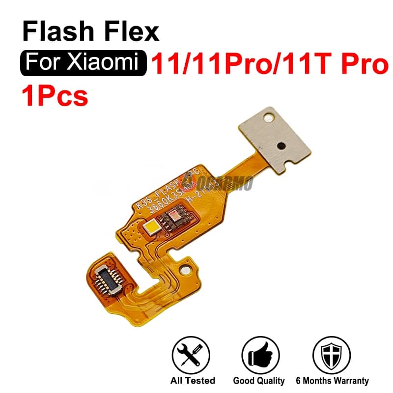 1Pcs For Xiaomi 11 11T Pro 11Pro Mi 11 Flash Light Proximity Distance/ Ambient Light Sensing Flex Cable Repair Parts