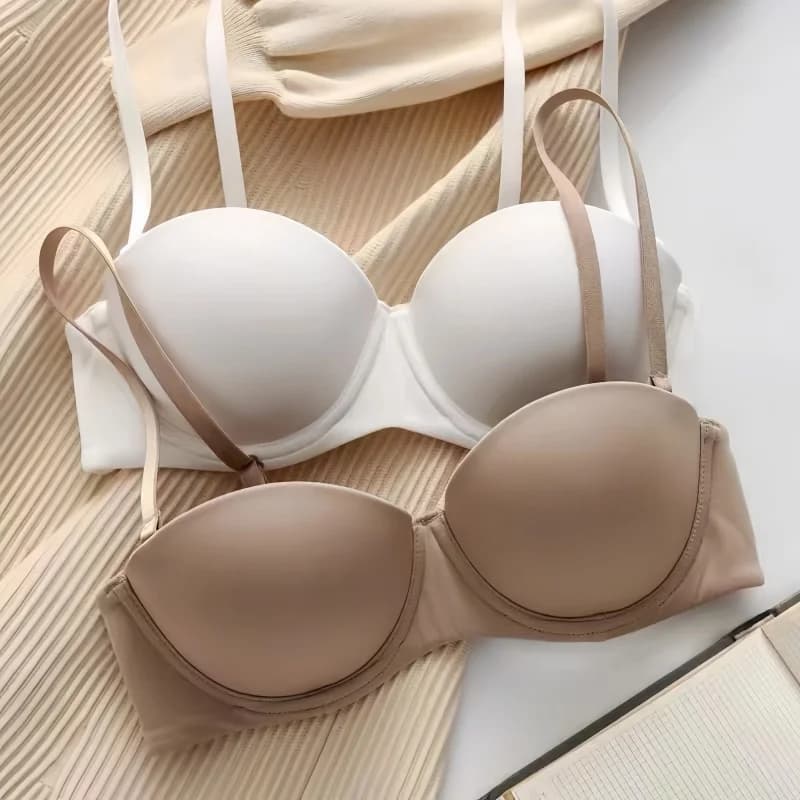 Seamless Bras For Women 1/2 Cup Underwear Push Up Bra Padded Comfort Invisible Brassiere Non-wire Fixed cup Sexy Lingerie