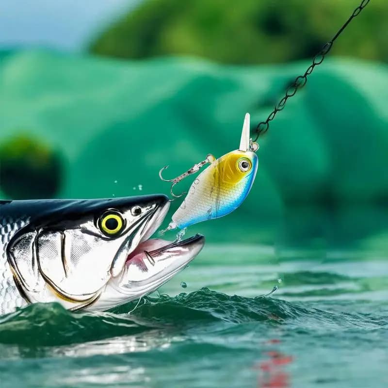 97 Pieces Bass Fishing Lures 3D Eyes Bass Lure Kit Fishing Baits And Lures Fishing Lures Hard Baits Artificial Fishing Bait With