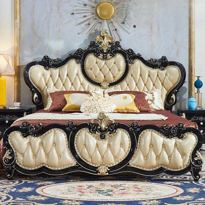 European Elastic Bed Frame Minimalist High End Home Two Persons Bed Frame Children Boys Camas De Dormitorio Bedroom Furniture