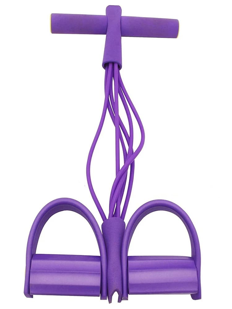 6-Tube Yoga exercise band Pedal Puller Band Elastic Pull Rope Flexipull weerstandstrainer Resistance Bands For Abdomen Waist Arm