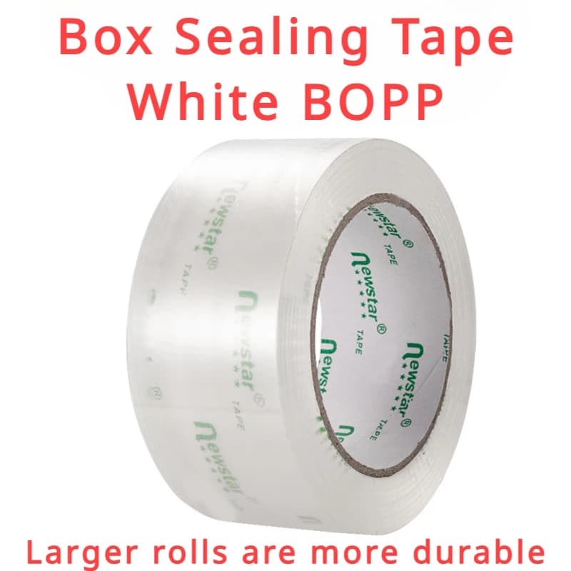 Transparent Tape Roll Width 4.8cm1.89inch Plastic High Adhesive Sealing Tape Sealing Large Thickened Widened Express Packing