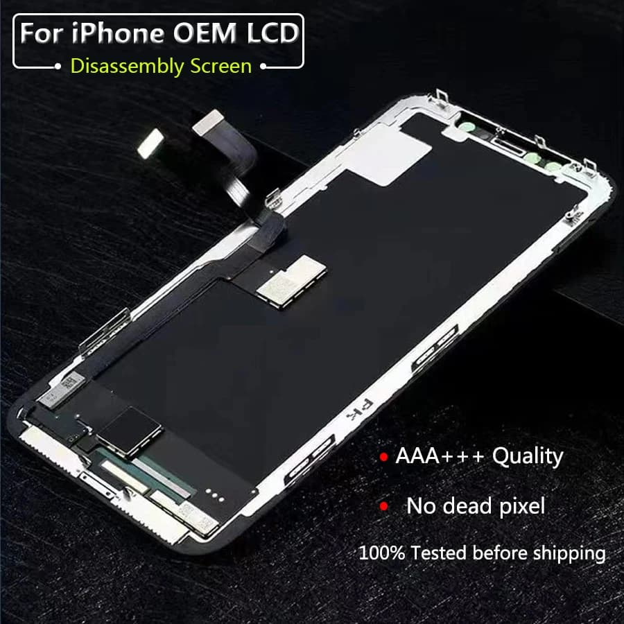 AAA+++Quality Screen Display Assembly For iPhone 11 12 13 Mini Pro Max 6 7 8 5s 6s Plus X XS XR In Stock OEM LCD No Dead Pixel