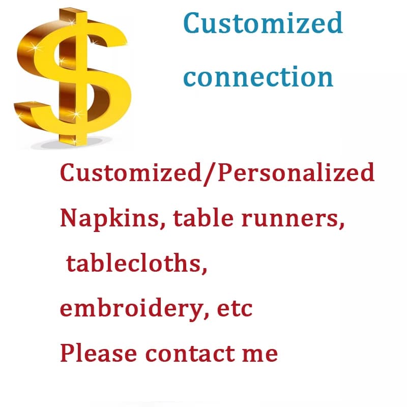 customized napkins table runner