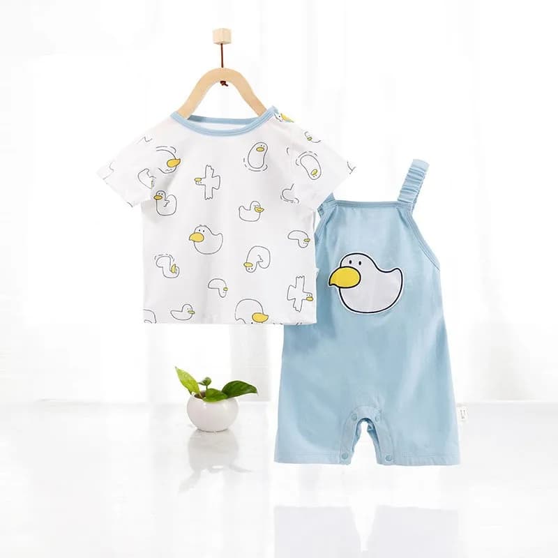 New Short Sleeves for Baby and Infants Suit Summer CottonTT-shirt Series