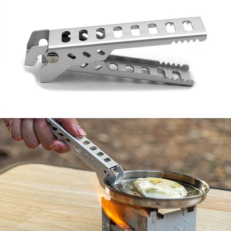 Clip en alliage d'aluminium Anti-chaleur, support de pince pour bol Pot de Camping, poignée de casserole, accessoires de cuisine