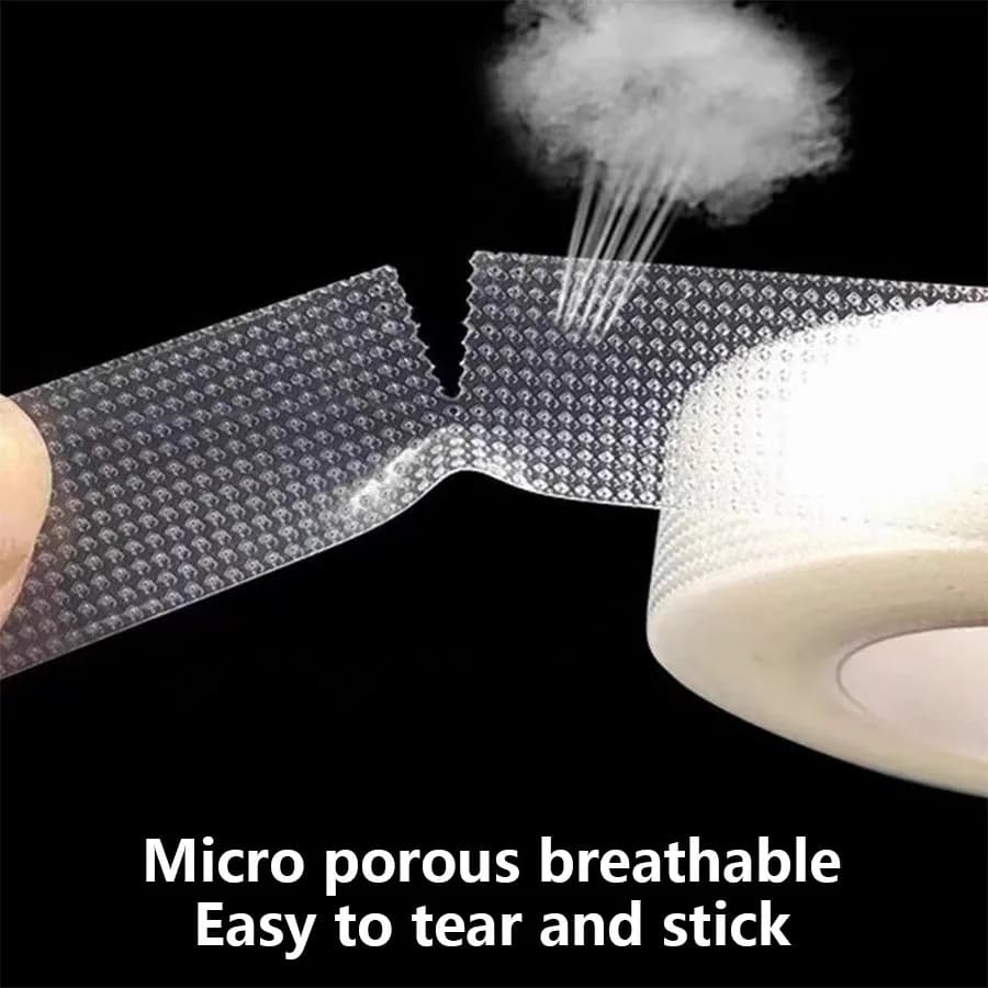Transparent Tape Easy to Tear Micropore PE Breathable Tape Professional Lashes Extension Tape Surgical Wound Dressing Tape