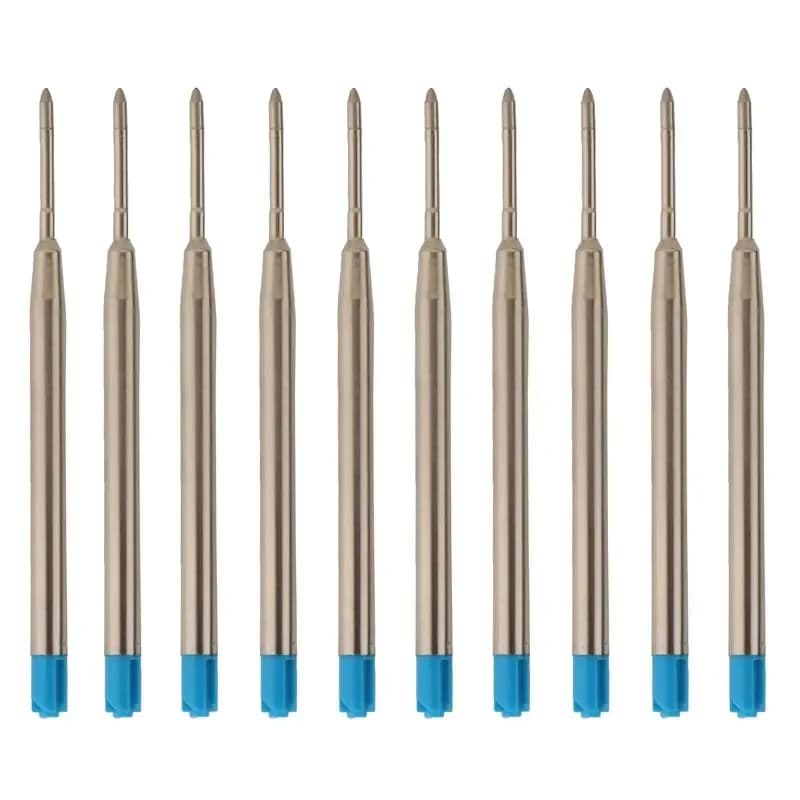 5/10/20/30pcs L:3.9 In Ballpoint Pen Refills for Parker Pens Medium Point blue red Black Ink Rods for Writing Office Stationery