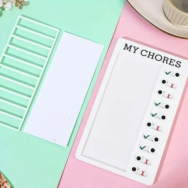 Children's Weekly Plan Self-discipline Artifact Primary School Students Home Clock-in Table Daily Time Learning Self-discipline