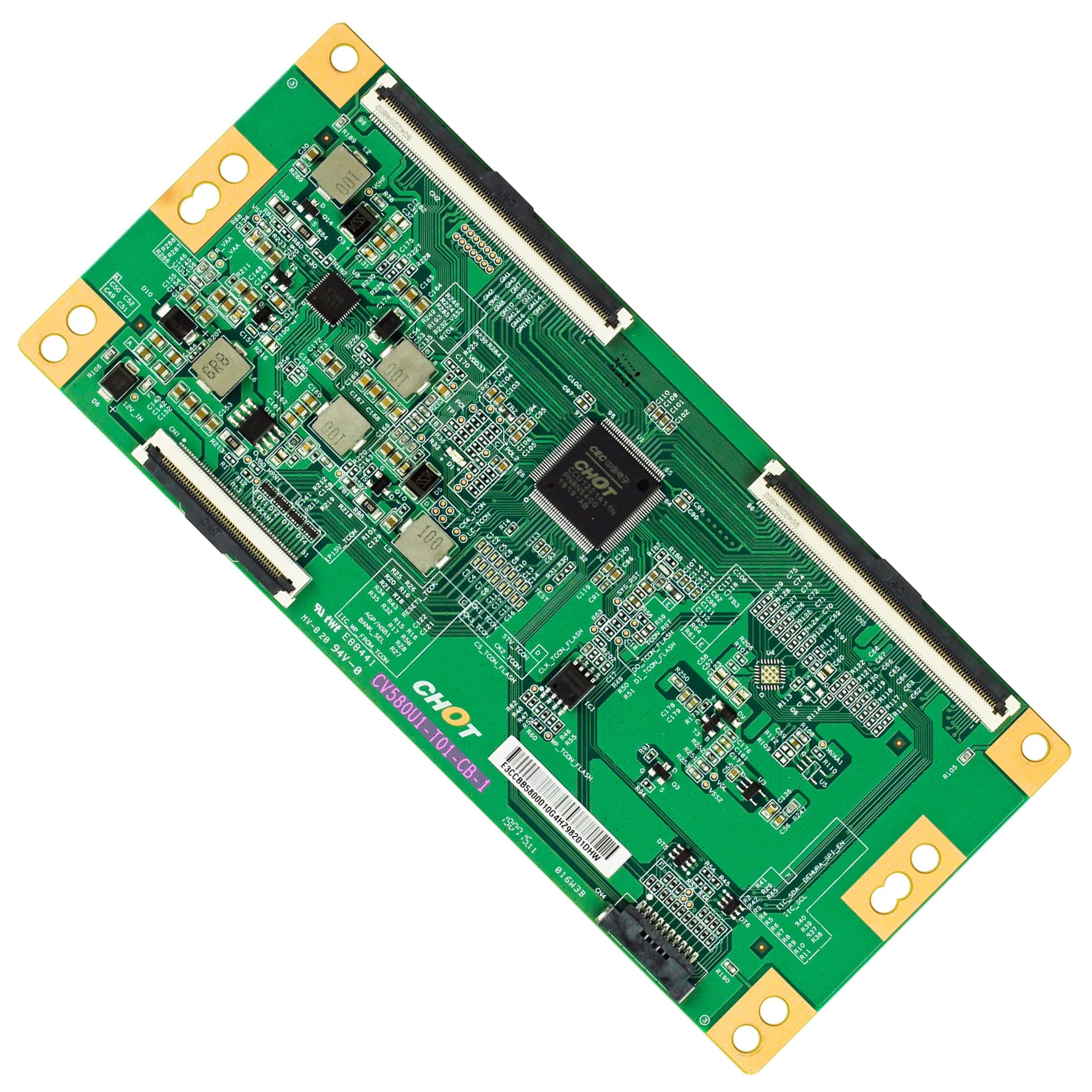 T-Con Board CV580U1 T01 CB 1 CV580U1-T01-CB-1 is for V585-G1 V585-H11 M586X-H1 V585X-H1 V585-H11 58 Inch TV Logic Board Parts