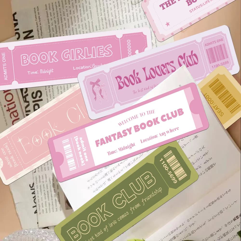 30pcs book lovers bookmarks creative literary students reading books marking office supplies decoration DIY handbook material