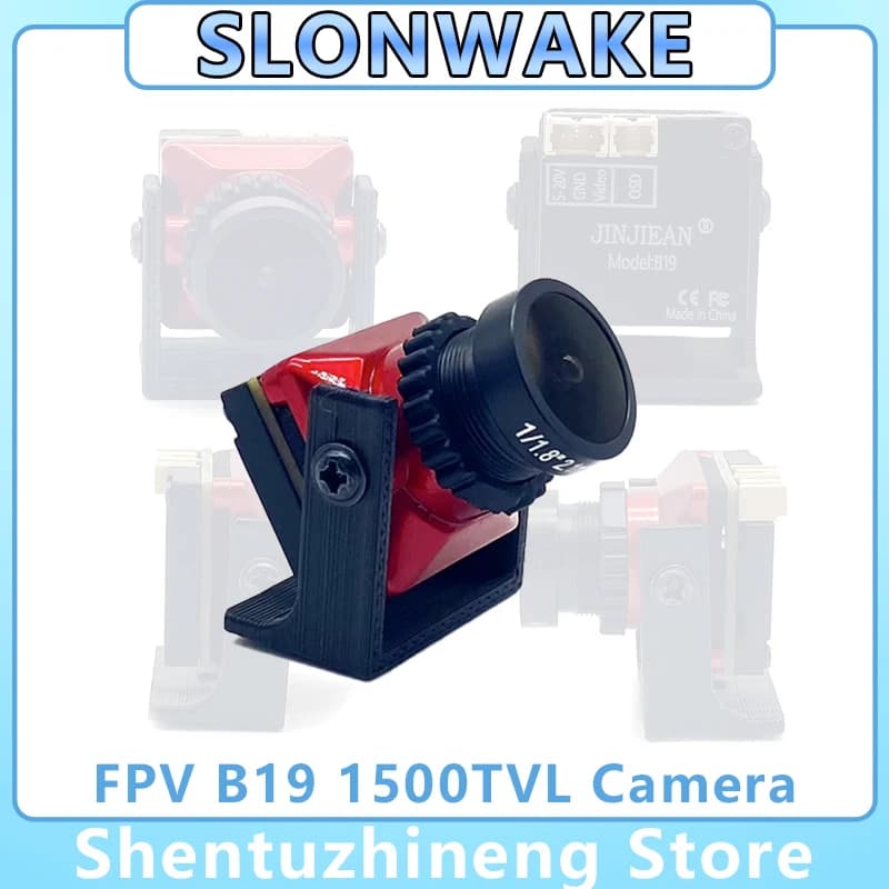 NEW 1/3 CMOS 1500TVL B19 Mini FPV Camera 2.1mm Lens Power 5V-20V PAL / NTSC With OSD Internal Adjustable For RC FPV Racing Drone