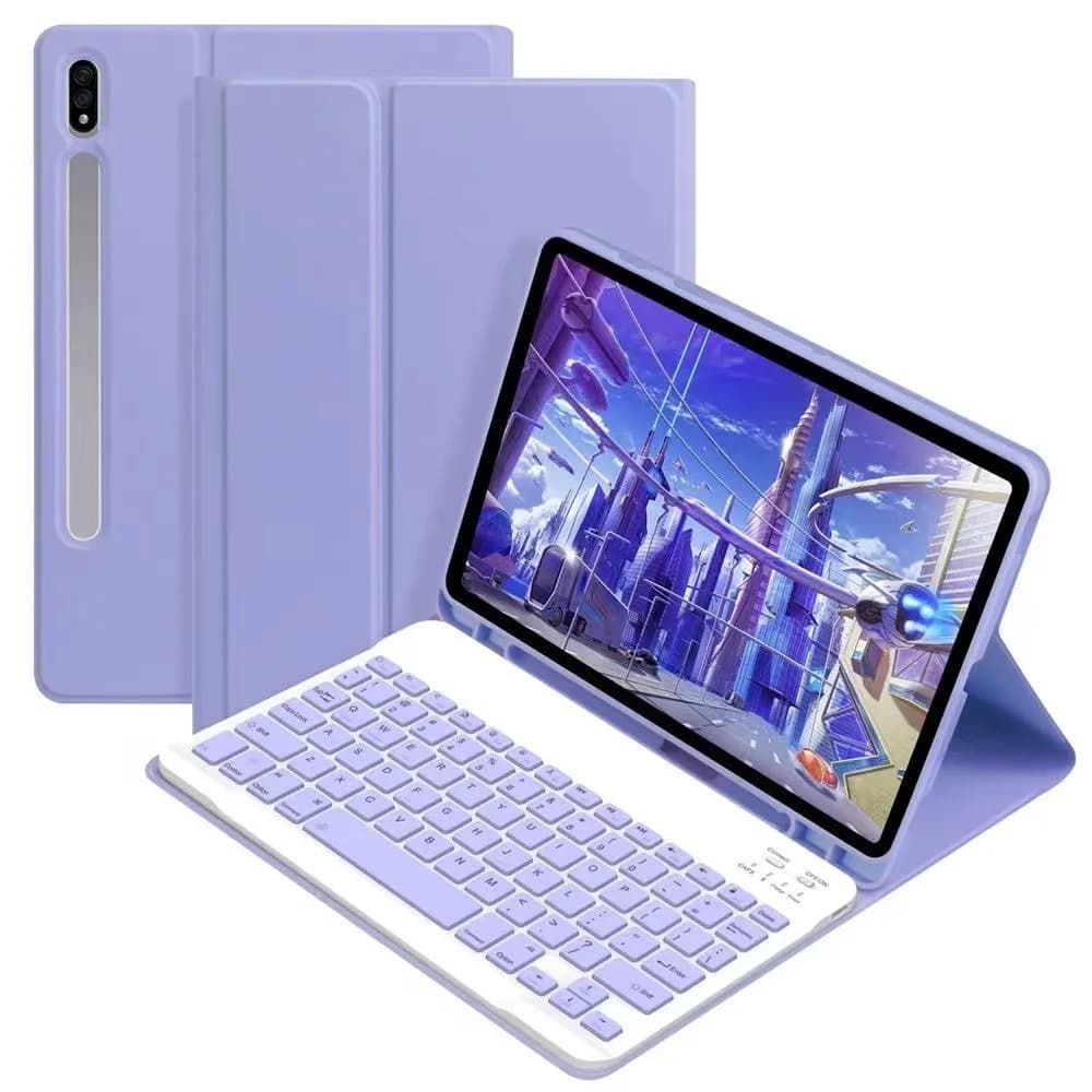 For Samsung Galaxy Tab A9 Plus 11 A8 10.5 Case Detachable Keyboard Galaxy Tab S10 S9 FE 10.9 S7 S8 11 FE PLUS 12.4 S6 Lite 10.4