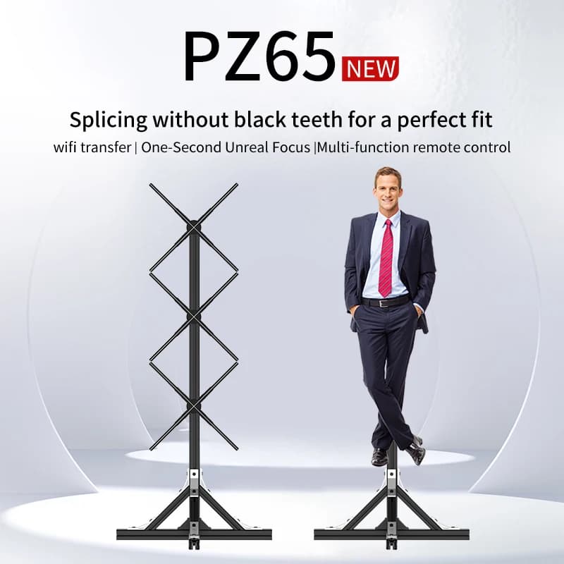 3d Holographic Fan Screen LED Sign Light Rotating Imaging Holographic Advertising Light Projector Supports Mobile Wifi Remote