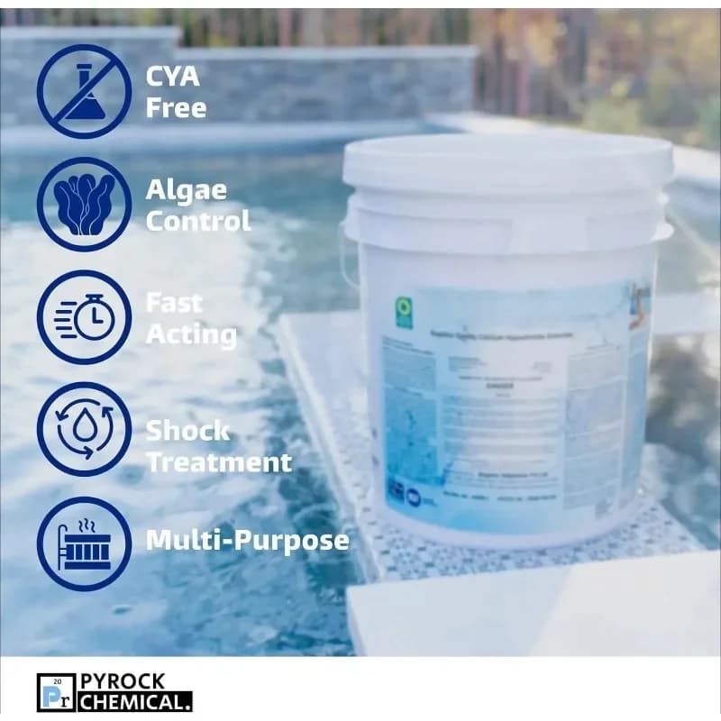Authenticity guarantee.Spas & Hot Tubs - 50 Pound Pail Pool Shock by 65% Granular Above Ground, Cal Hypo - Swimming Pool Shock f