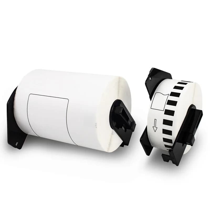 continuous 4 rolls DK22223 DK-22223 50mm x 30.48m Compatible for Brother Label Printer White Paper DK22223 DK-2223