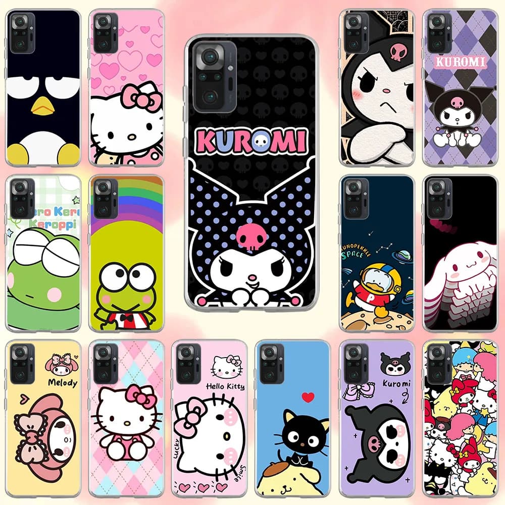 HZ-58 Sanrio Soft Case For LG K9 Q52 K52 K62 K42 K12 Q60 K50 V40 V50 V60 K92 K51S Stylo 6 VELVET Prime Max