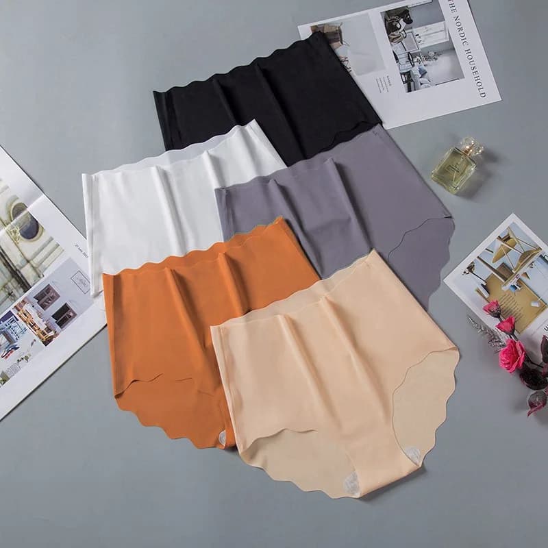 Underwear for Women Sexy Breathable Panties Stretch High Cut Cheeky Hipster 3 Pack