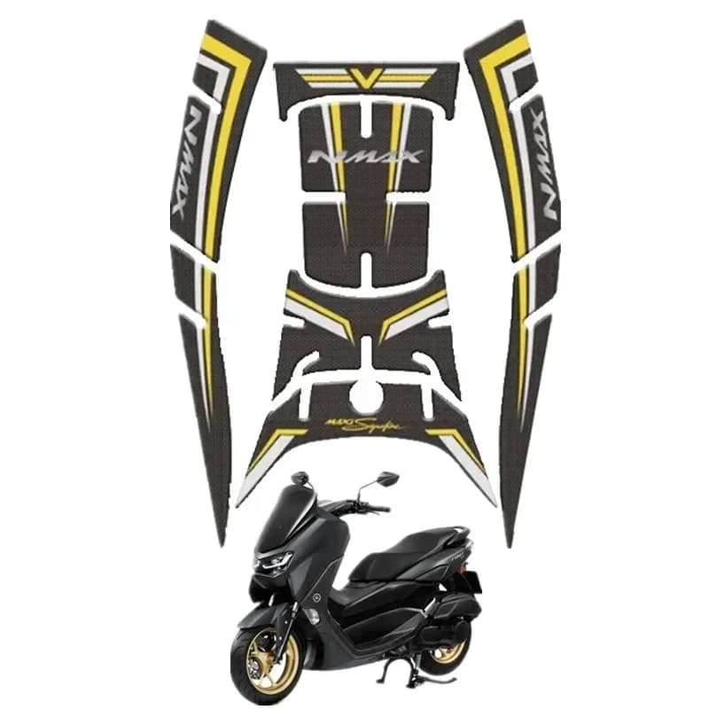 For NMAX155 2020 Motorcycle Tank Pad Protector 3D Gel Sticker Decal - 2 Acsessories
