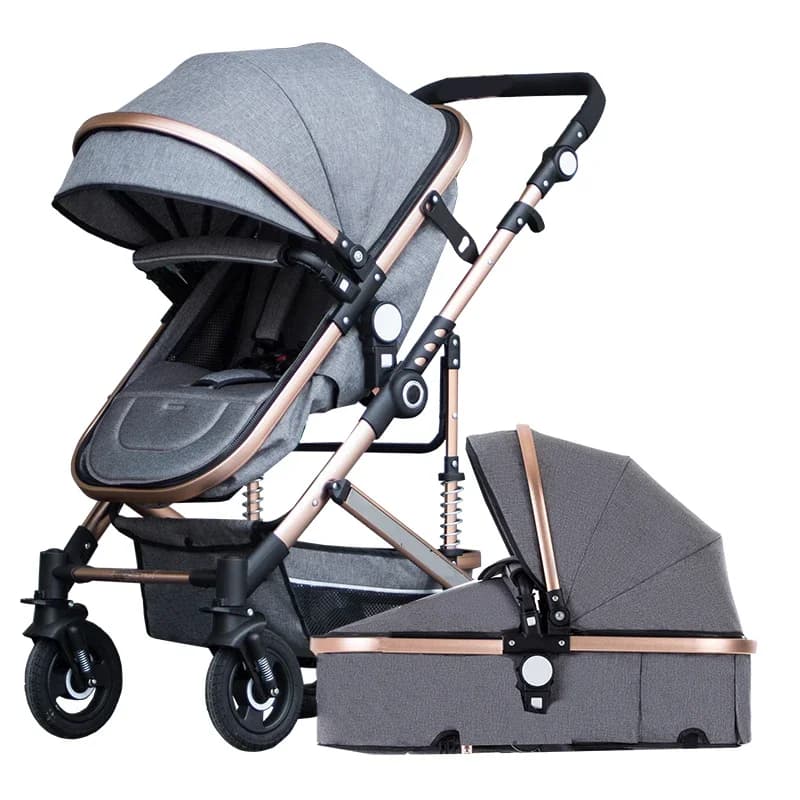 baby stroller with adjustable seat Multi-Positon Reclining Seat high landscape baby pushchair