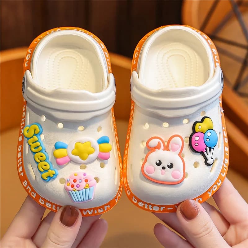 Children's Sandals and Slippers Cartoon Soft Sole Anti Slip Children's Shoes Girls' Indoor Home Shoes Boys' Sandals Kids Shoes