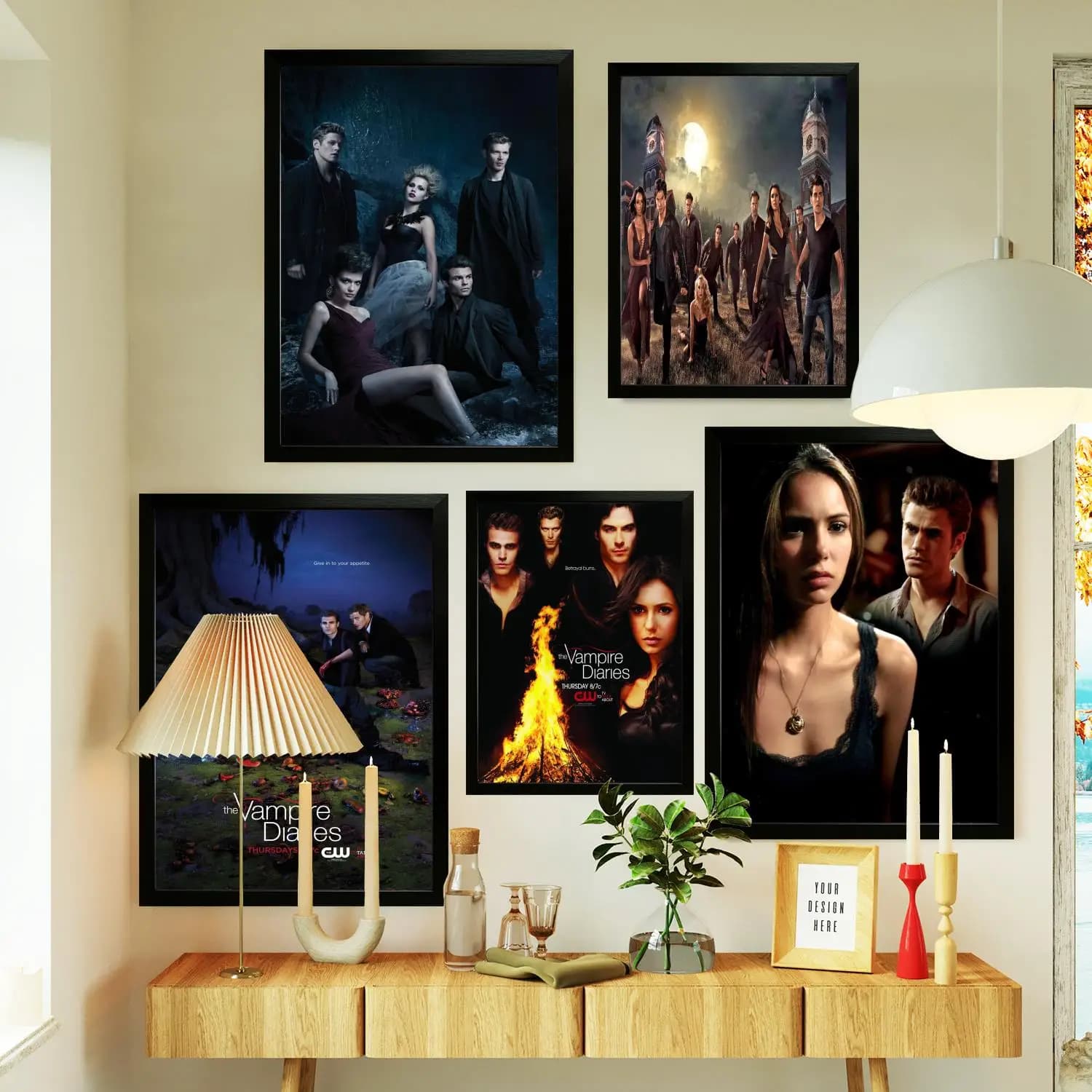 tvd Poster Prints Wall Art Canvas Painting Poster For Modern Family Living Room Home Decor