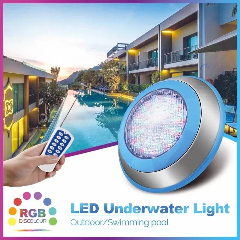 Stainless Steel IP68 Led Swimming Pool Lamps Blue Waterproof Lamps Outdoor Underwater Lights AC12V RGB Piscina Pond LED RGB Lamp