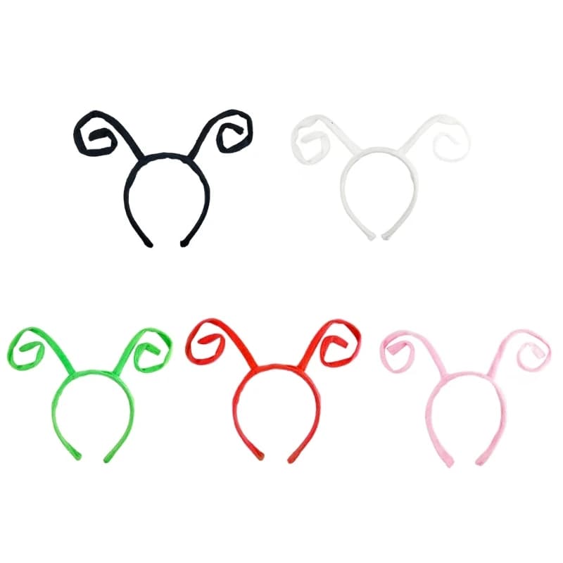 DXAE Velvet Bugs Headband Halloween Ant Headband Butterfly Antenna Headband Funny Butterfly HeadBand Halloween Party Costume