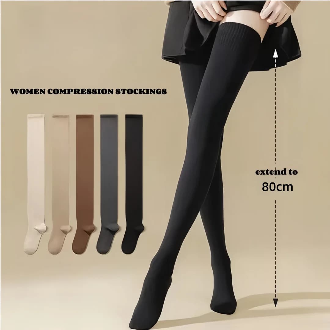 Women's Stockings Winter Thick Cotton Long Sock Knee Over-Knee Thigh-High Hosiery Spring Socks Leg Covers Female Wear Warm Socks