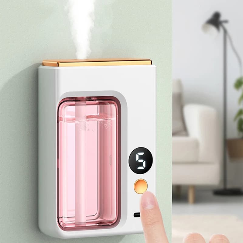 Smart Aroma Diffuser Air Purifier Digital Display Plant Essential Oils 5 Gears Wall Mount Tabletop USB Charging Living Room