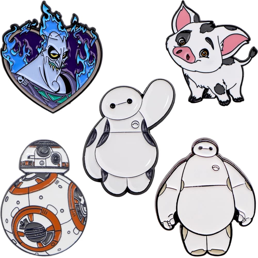 Cute Robot Baymax Enamel Pin Badges on Backpack Lapel Pins Brooches on Clothes Gift Jewelry Accessories