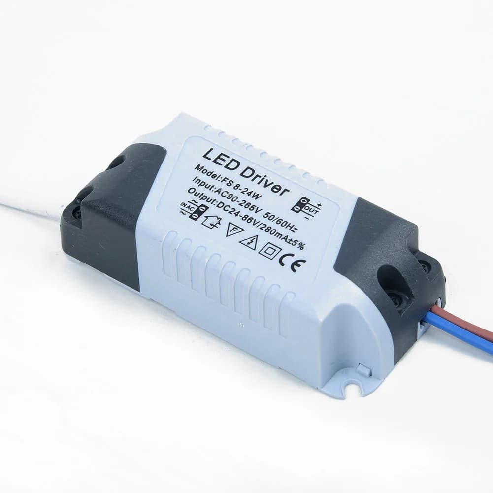 LED Driver 280mA 8-24W AC 110V 220V To DC 24V Lighting Transformer Panel Ceilling Lamp LED Strip Power Supply Adapter 1pc
