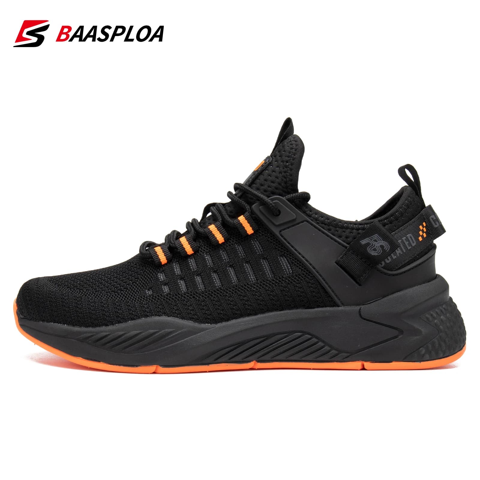 Baasploa 2023 Men Running Shoes Non-slip Shock Absorption Sneaker Lightweight Tennis Shoes Man Breathable Casual Shoes