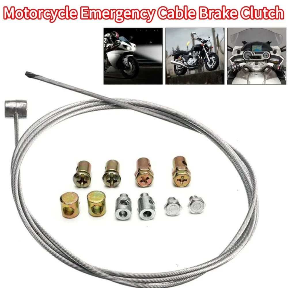 Universal Motorcycle Emergency Brake Clutch Throttle Cable Repair Kit for YAMAHA Honda Yamaha Universal Accessories