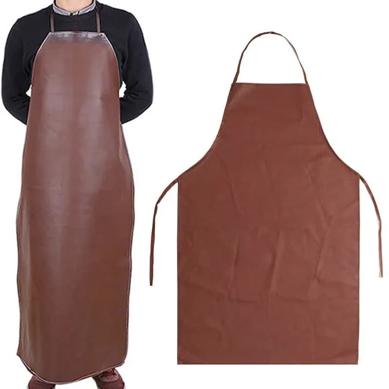 Leather Welding Apron Polyurethane Equipments Welder Thermal Insulation Protection Wears Welding Protective Aprons