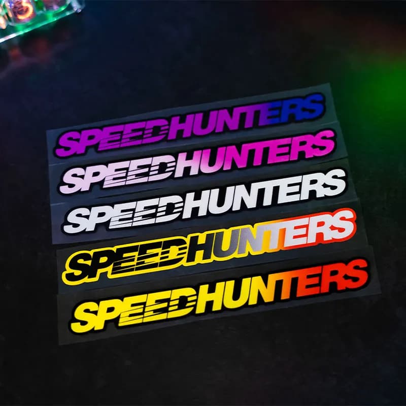 1PC Speedhunters Motorcyle Stickers Waterproof for Motorbike Front Fairing Fuel Tank Electric Scooter Body Decals Decoration