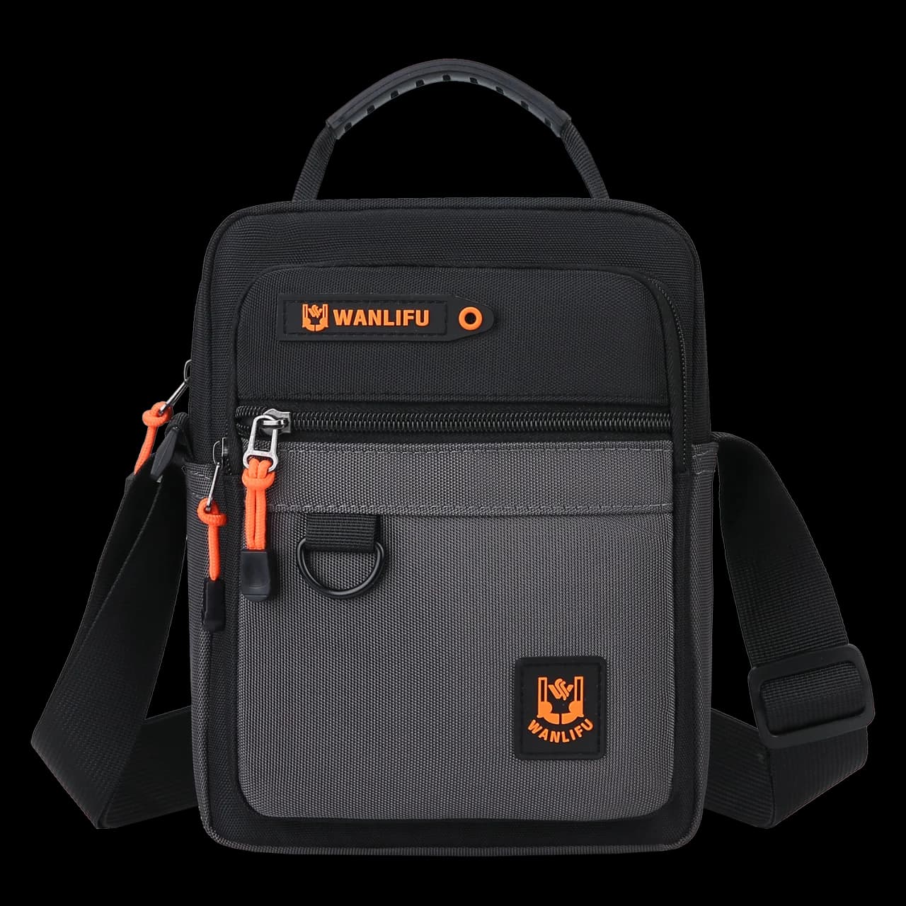 New Fashion Men Shoulder Bag Waterproof Oxford Casual Crossbody Bag For Men Light Weight Messenger Bag Black Nylon Male Handbag