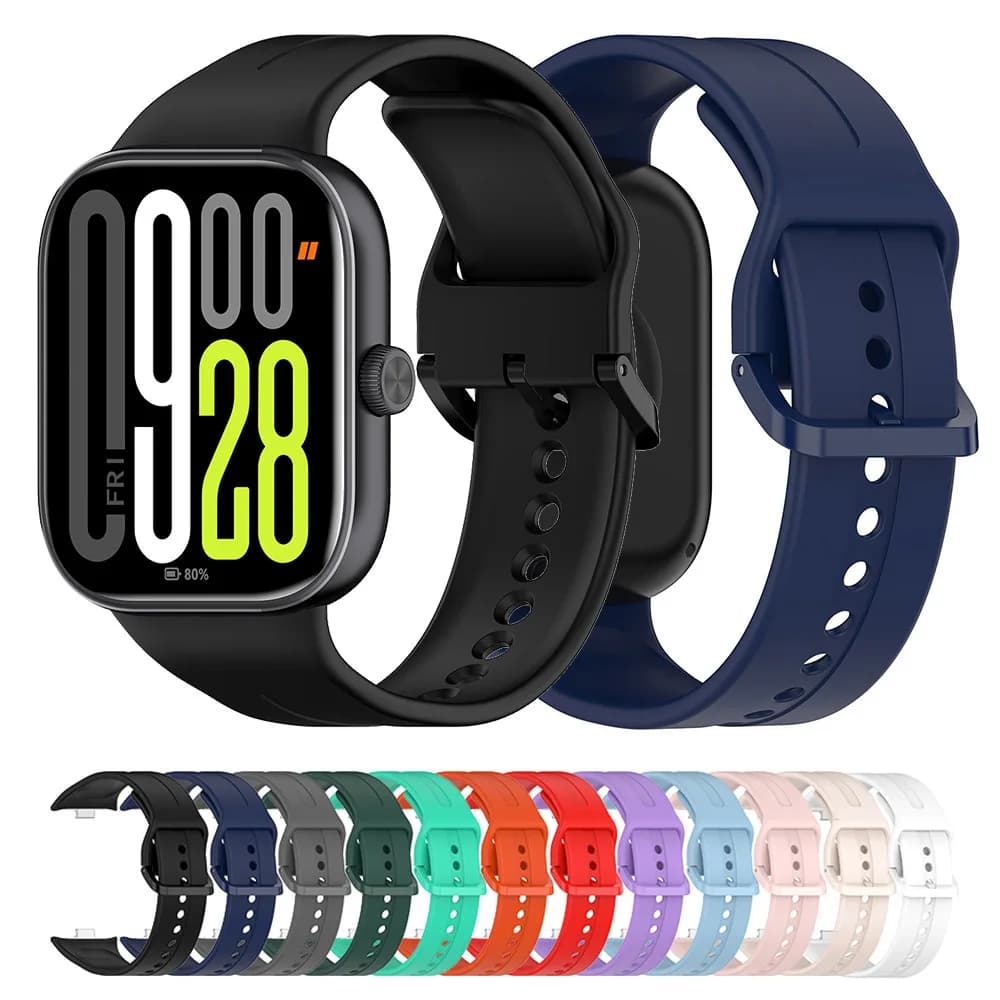 Silicone Bracelet Strap For Redmi Watch 5 Replacement Watch Band For Xiaomi Band 9 Pro
