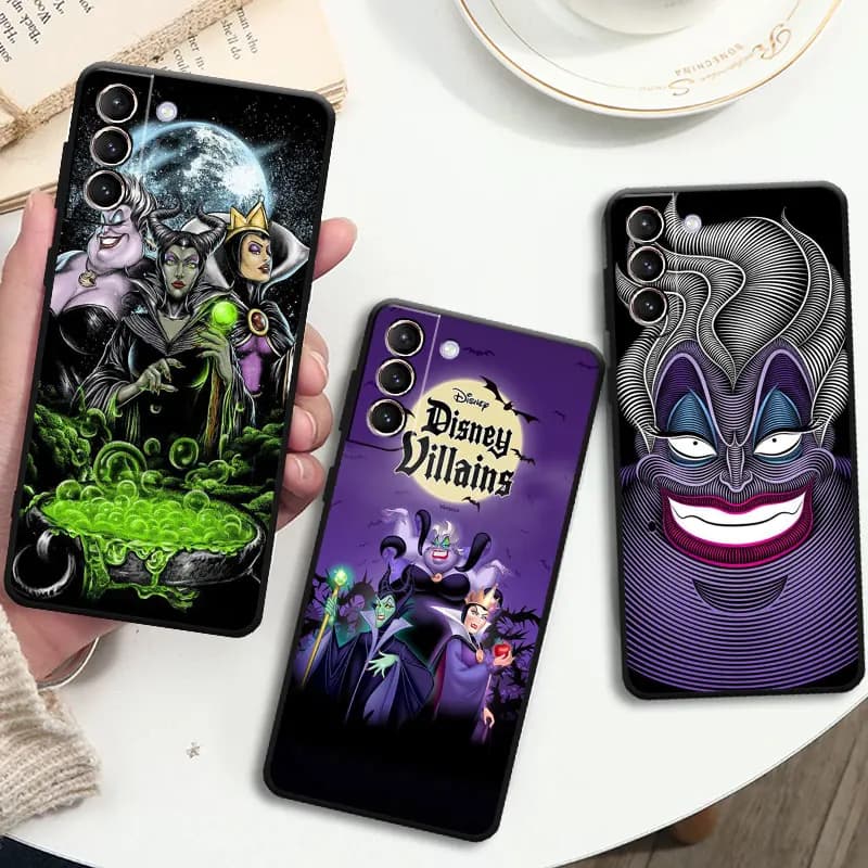 Disney Villain Case For Samsung Galaxy S20 FE S22 Ultra S21 Plus S9 S8 S23 S24 Soft Silicone Funda Phone Cover