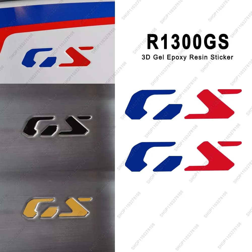 For BMW R1300GS R 1300 GS Adventure 2024 2025 3D Resin Gel Emblem sticker Motorcycle Accessories Fender Oil Fuel Tank Logo Decal