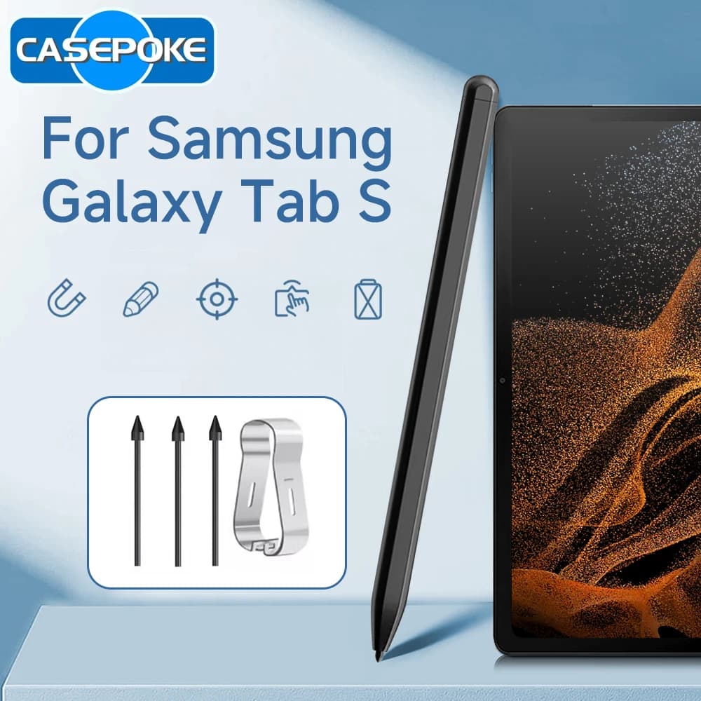 Stylus Pen for Samsung Galaxy Tab S9 S8 S7 S6 Lite with Palm Rejection Pencil for Galaxy Tab S9+ S8 Ultra S7 FE S Pen with Nibs