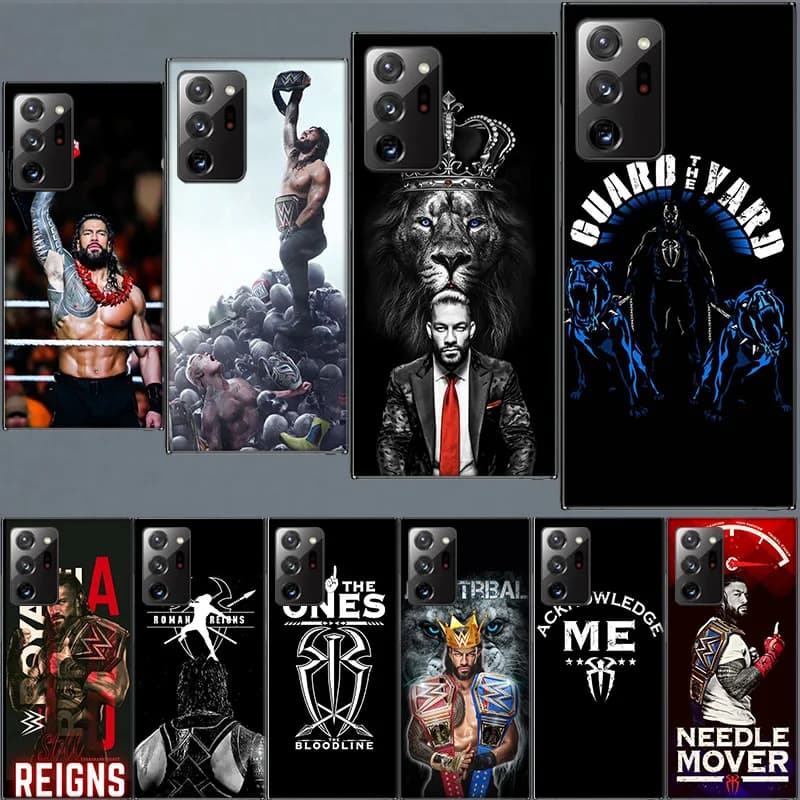 R-Roman Big Dog R-Reigns Case for Samsung A05S A55 A35 A25 A15 A16 A26 A36 A56 Galaxy Note 20 10 Lite 9 8 S10 Plus S10E M21 M30S