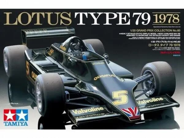 Tamiya 20060 1/20 F1 Car Model Kit John Player Team Lotus Type 79 '78 M.Andretti