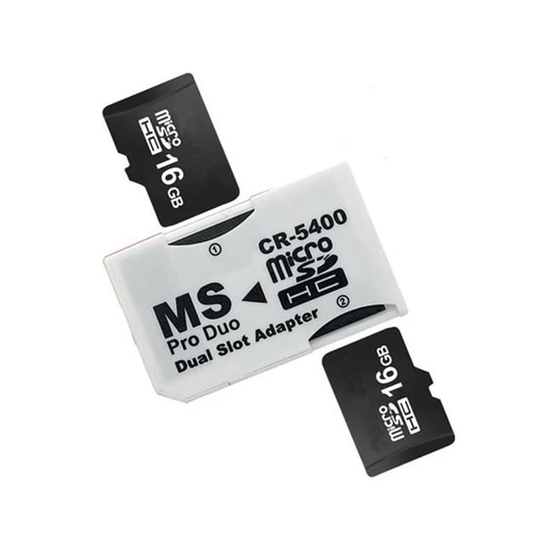 Micro SD/TF to Memory Stick Pro Duo Adapter Mini Card Reading Converter for PSP1000 2000 3000 Plug Play Card Writing Dongle