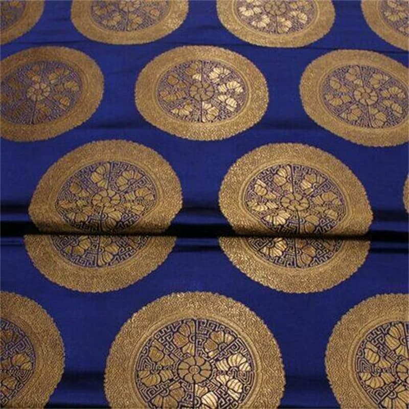 Traditional Chinese Classic Designs Vivid Color Beautiful Luxury Pattern Jacquard Brocade Polyester Fabrics for Clothing Bedding